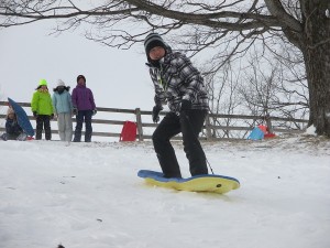 毎回人気の立ちのりソリ!